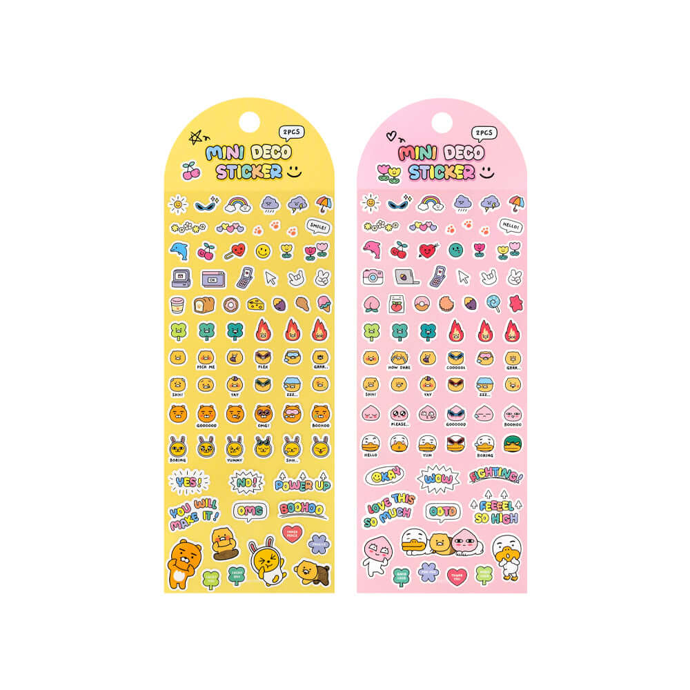 [Kakao Friends, Little Friends] Say Cheese Mini Decor Sticker Set – Stationery by Kakao Friends l HOLIHOLIC