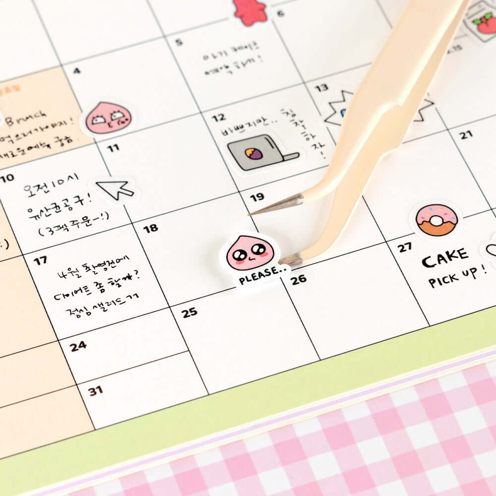 [Kakao Friends, Little Friends] Say Cheese Mini Decor Sticker Set – Stationery by Kakao Friends l HOLIHOLIC