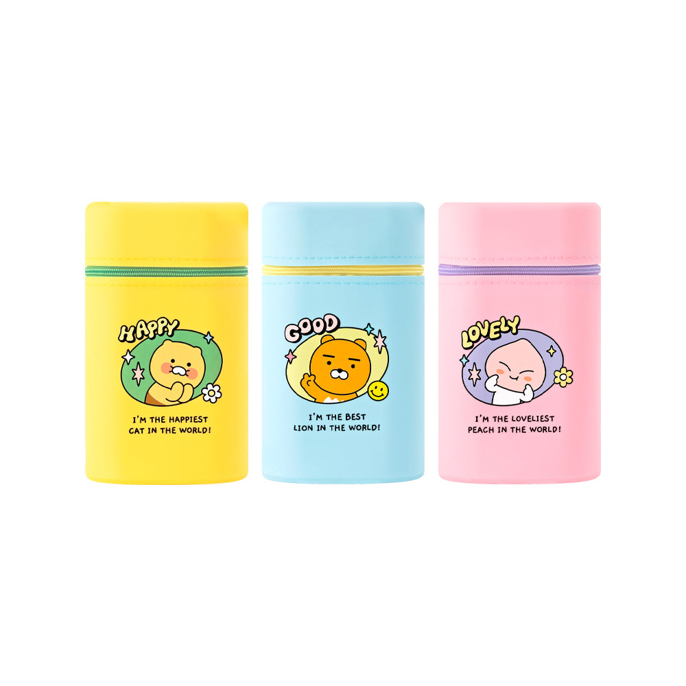 [Kakao Friends, Little Friends] Say Cheese Silicon Standing Pencil Case – Stationery by Kakao Friends l HOLIHOLIC