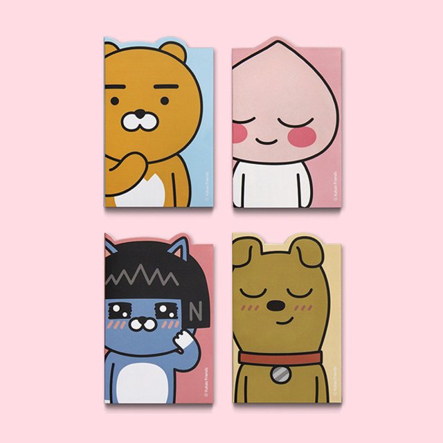 Kakao Friends New Sticky Memo Pad Holiholic 4360