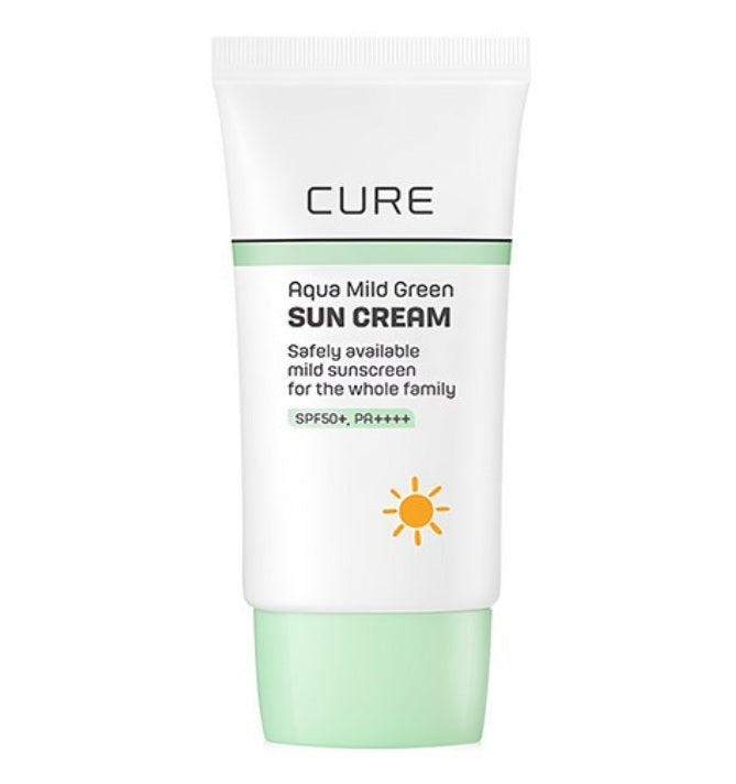 [Kim Jung Moon Aloe] Cure Aqua Mild Green Sun Cream-Holiholic