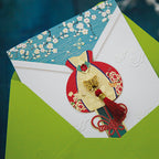 Korean Traditional Lucky Pouch Card Set