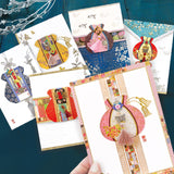 Korean Traditional Lucky Pouch Card Set
