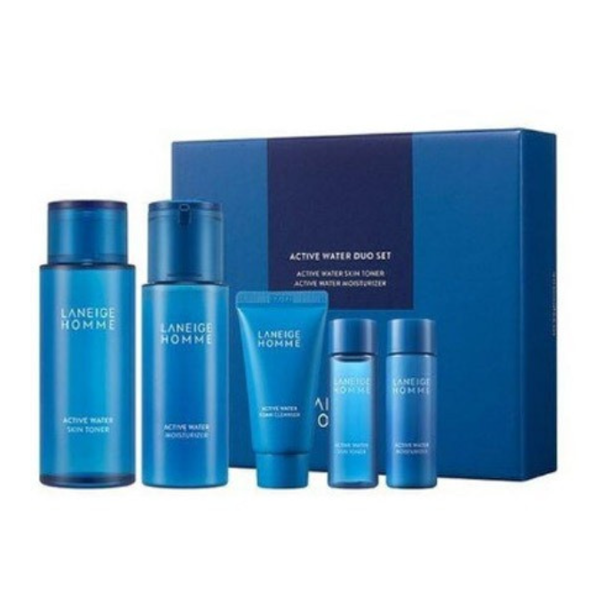 [Laneige] HOMME Active Water Set – Lotion & Moisturizer by LANEIGE l HOLIHOLIC Main image