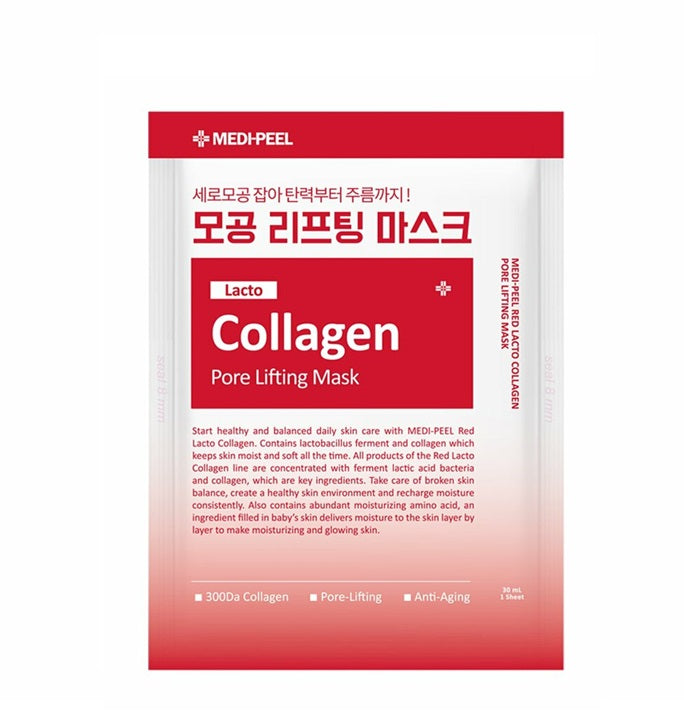 [MEDI-PEEL] Red Lacto Collagen Pore Lifting Mask Sheet 1ea – Skin Care Masks & Peels by MEDI-PEEL l HOLIHOLIC