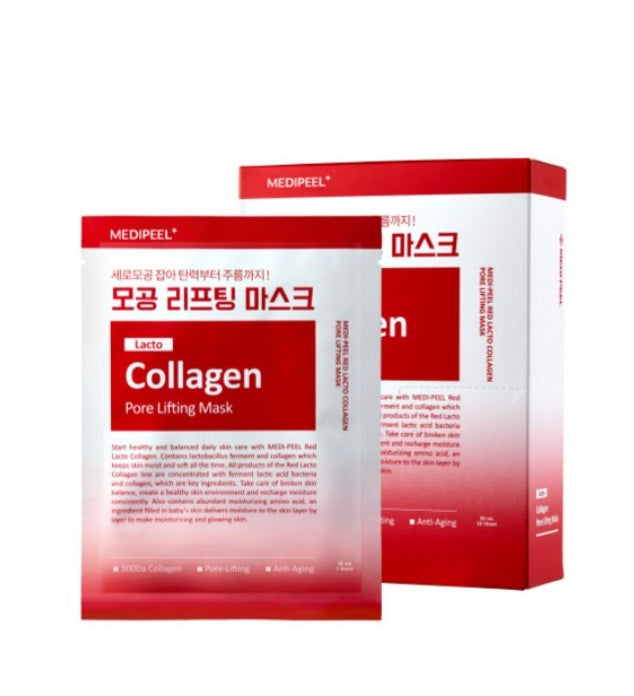 [MEDI-PEEL] Red Lacto Collagen Pore Lifting Mask Sheet 10ea – Skin Care Masks & Peels by MEDI-PEEL l HOLIHOLIC Main image