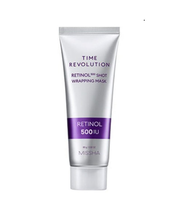 [MISSHA] Time Revolution Retinol 500 Shot Wrapping Mask-Holiholic Main image