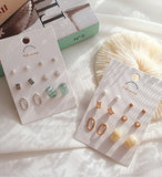 Marble Mini Earrings Set
