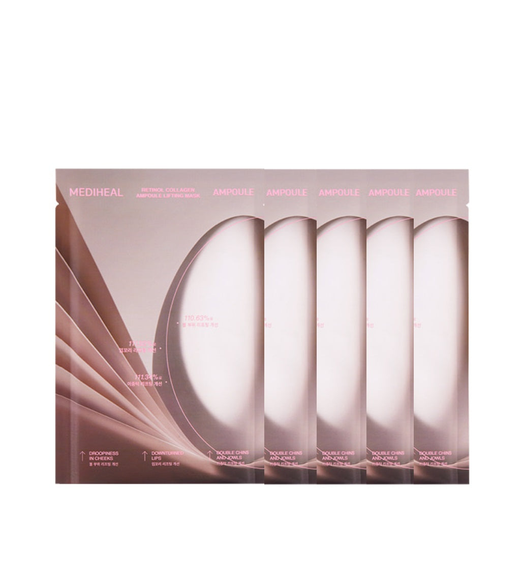 [Mediheal] Retinol Collagen Ampoule Lifting Mask 5ea – Skin Care Masks & Peels by Mediheal l HOLIHOLIC Main image