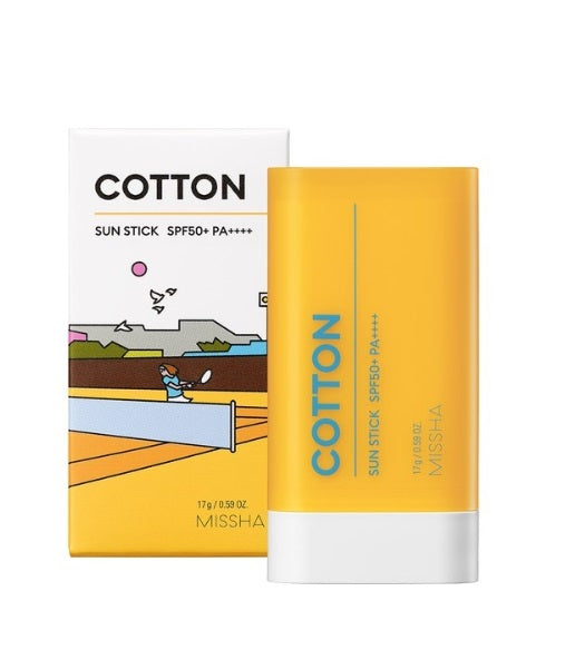 [Missha] All Around Safe Block Cotton Sun Stick SPF50+ PA++++ -Holiholic Main image