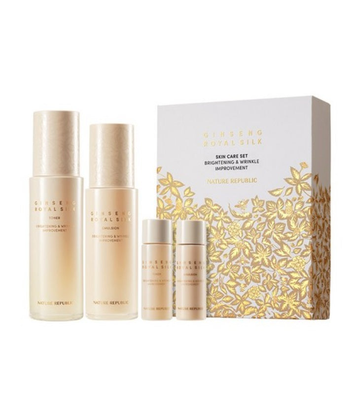 [Nature Republic] Ginseng Royal Silk Skincare Set – Skin Care by Nature Republic l HOLIHOLIC
