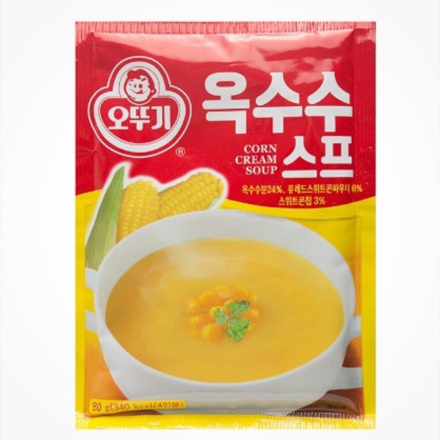 [Ottogi] Corn Cream Soup 80g – Food Items by Ottogi l HOLIHOLIC