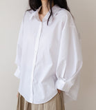 Over Fit Cotton Shirt-Holiholic