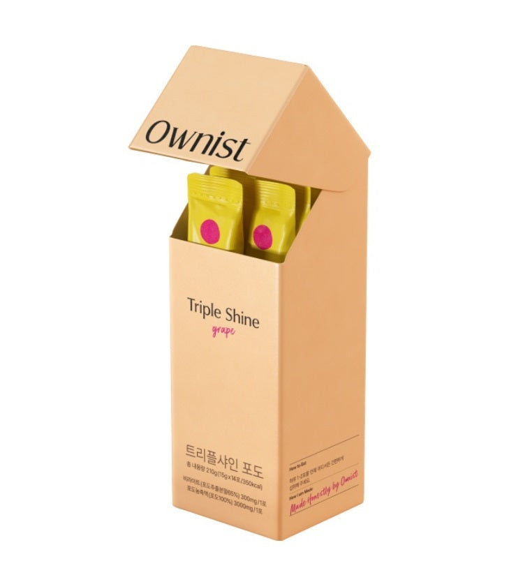 [Ownist] Triple Shine Grape 14 Sticks (14-day supply)-Holiholic Main image
