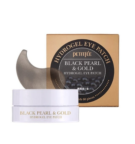 [PETITFEE] Black Pearl & Gold Hydrogel Eye Patch 60 Pieces-Holiholic