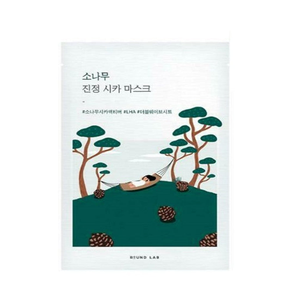 [ROUND LAB] Pine Tree Soothing Cica Mask Sheet 1ea-Holiholic Main image