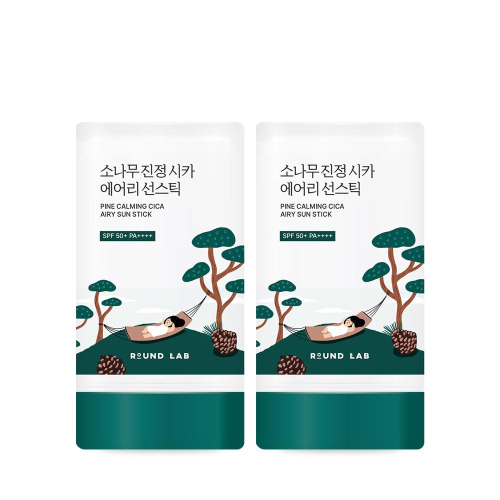 [ROUND LAB] 1+1 Pine Calming Cica Airy Sun Stick-Holiholic