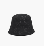 Ribbon Patterned Bucket Hat-Holiholic