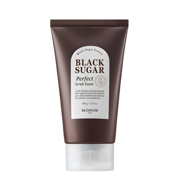 [SKINFOOD] Black Sugar Perfect Scrub Foam-Holiholic