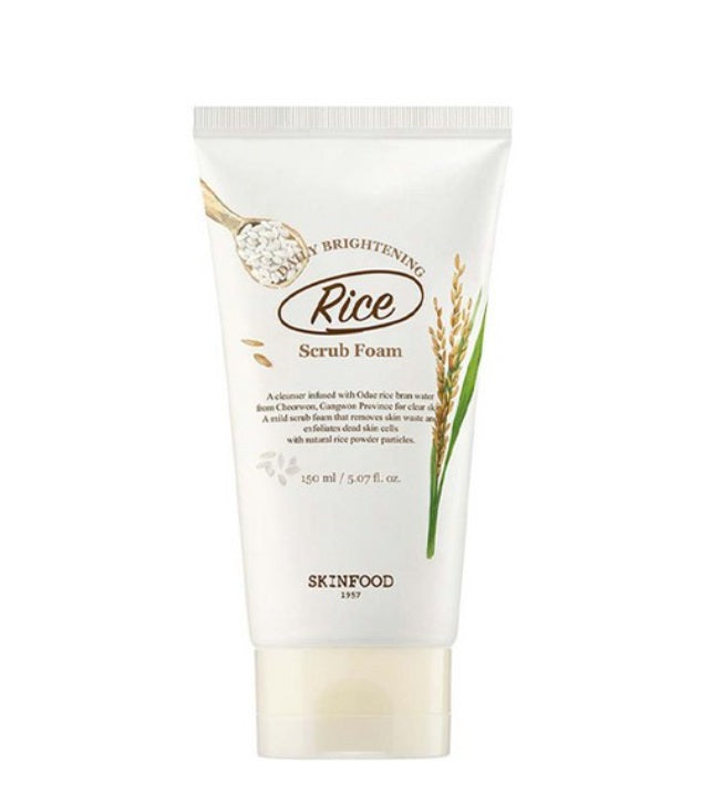 [SKINFOOD] Rice Brightening Scrub Foam 150ml – Facial Cleansers by SKINFOOD l HOLIHOLIC Main image