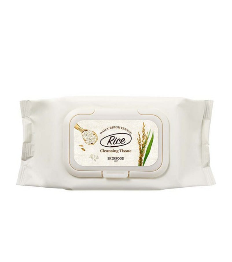[SKINFOOD] Rice Daily Brightening Cleansing Tissue-Holiholic