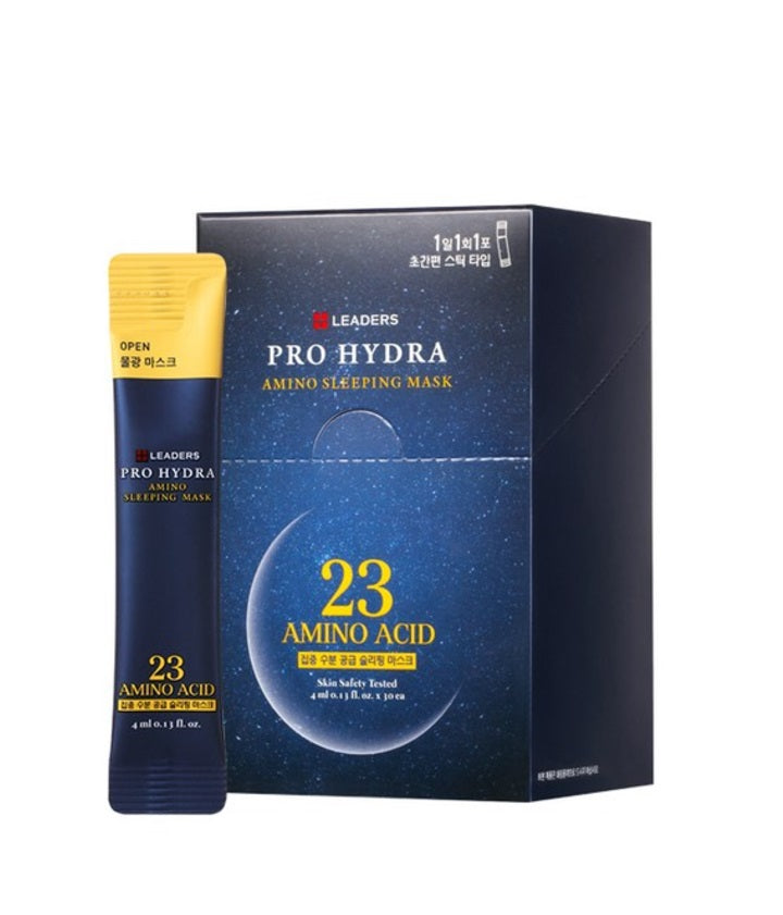[Leaders] Pro Hydra Amino Sleeping Mask 30 Packs – Lotion & Moisturizer by LEADERS l HOLIHOLIC