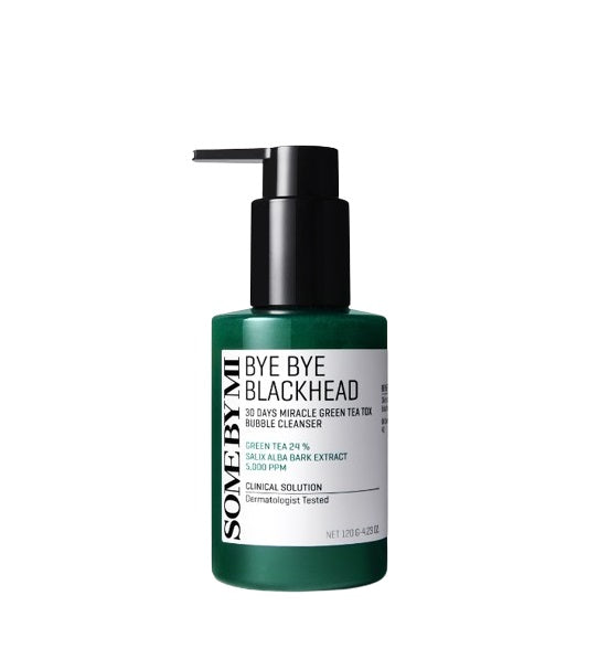 [SOME BY MI] Bye Bye Blackhead 30 Days Miracle Green Tea Tox Bubble Cleanser-Holiholic Main image