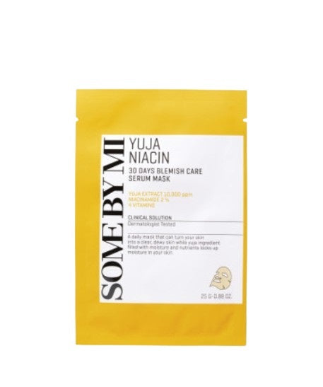 [SOME BY MI] Yuja Niacin Blemish Care Serum Mask 10pcs