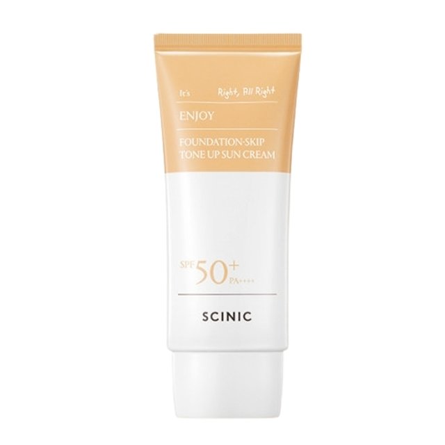 [Scnic] Enjoy Foundation Skip Tone Up Sun Cream SPF 50+ PA++++ 50ml-Holiholic