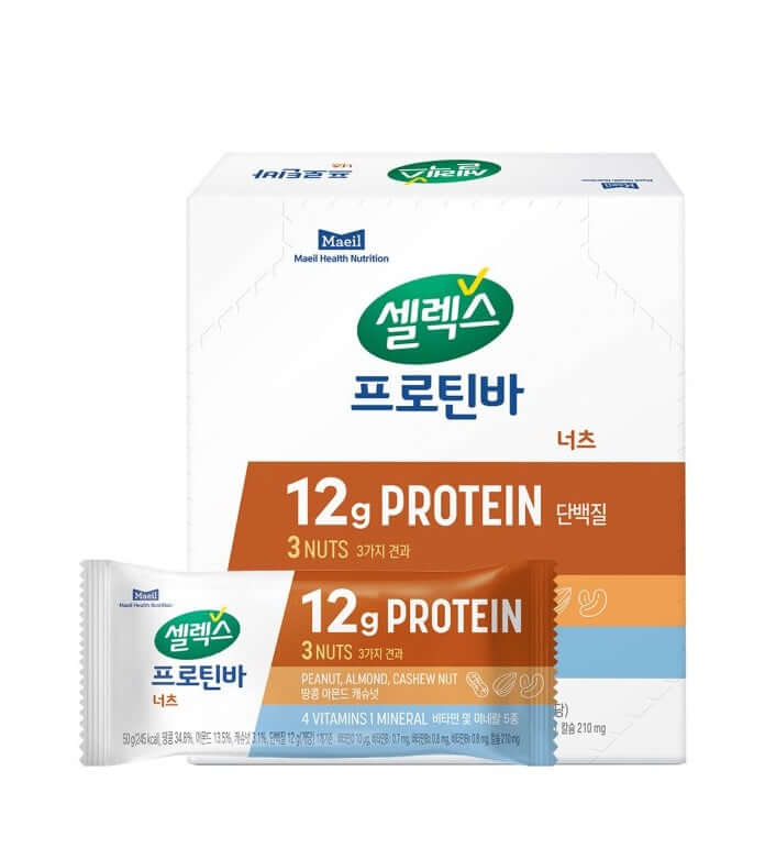 [Selex] Protein Bar Nuts 6P – Snack Foods by Selex l HOLIHOLIC
