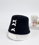 Side Ribbon Pointed Bucket Hat