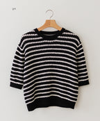 Clare & LeeStripe Cotton Knit