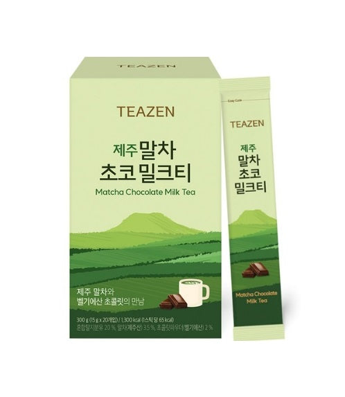 [TEAZEN] Macha Chocolate Milk Tea 20 sticks