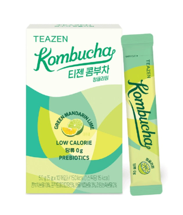 [TEAZEN] NEW Kombucha #Green Mandarin Lime 5g * 10 sticks – Health & Wellness by TEAZEN l HOLIHOLIC Main image