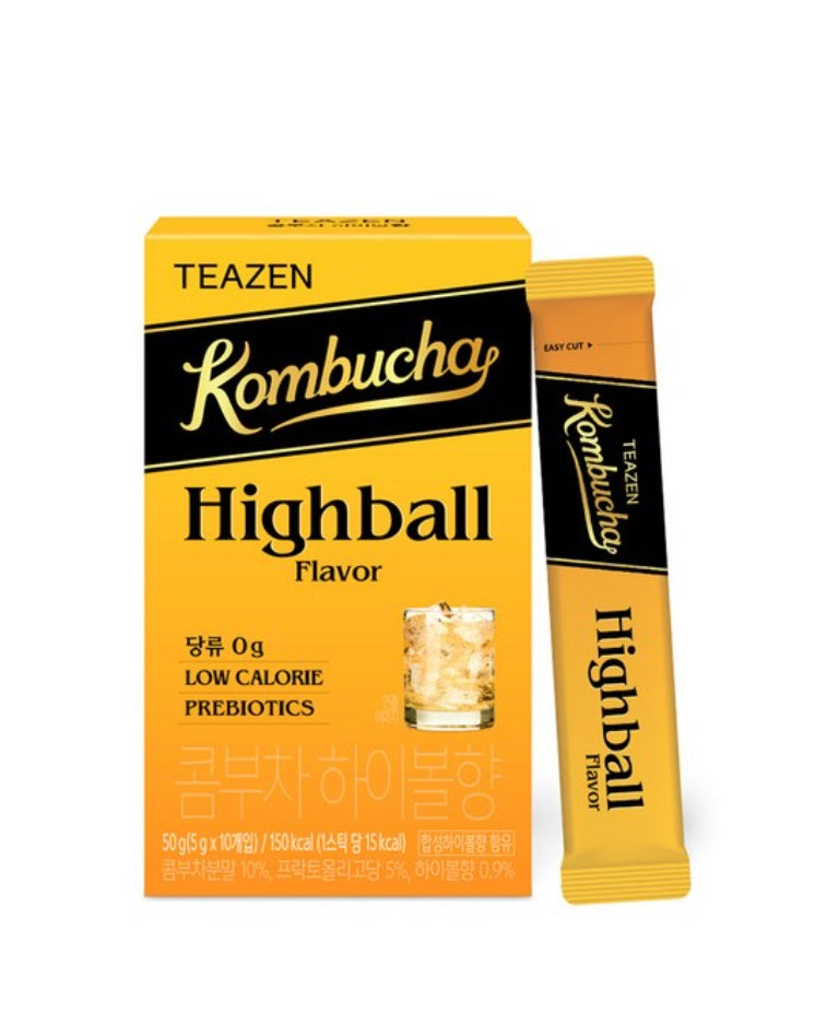[TEAZEN] NEW Kombucha #Highball Flavor 5g * 10 sticks – Tea & Infusions by TEAZEN l HOLIHOLIC Main image