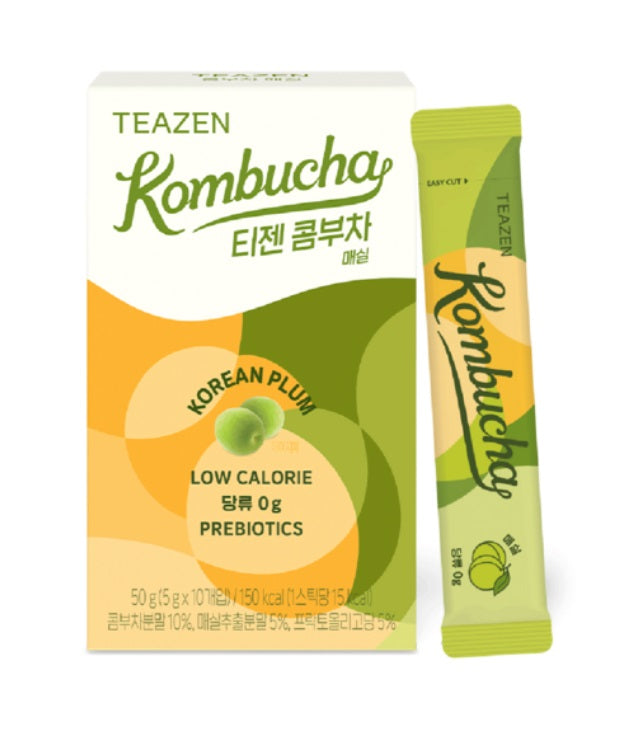 [TEAZEN] NEW Kombucha #Korean Plum 5g * 10 sticks – Health & Wellness by TEAZEN l HOLIHOLIC Main image