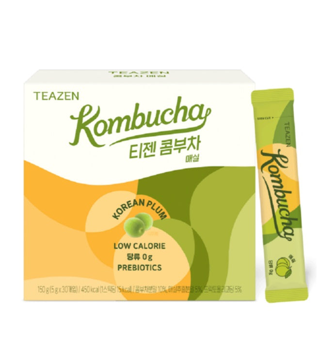[TEAZEN] NEW Kombucha #Korean Plum 5g * 30 sticks – Health & Wellness by TEAZEN l HOLIHOLIC Main image