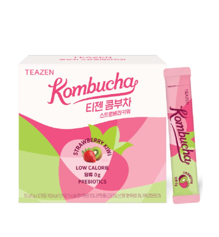 [TEAZEN] NEW Kombucha #Strawberry Kiwi 5g * 30 sticks – Health & Wellness by TEAZEN l HOLIHOLIC Main image