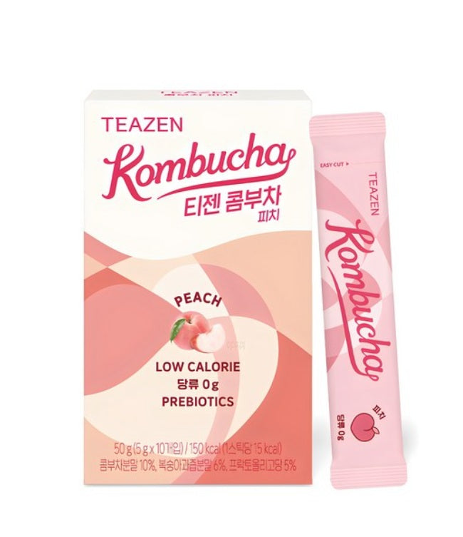 [TEAZEN] NEW Kombucha Peach Tea-Holiholic