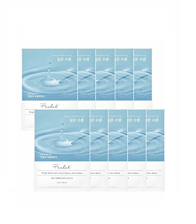 [THE LAB by blanc doux] Oligo Hyaluronic Acid Watery Skin Mask Sheet 10P-Holiholic