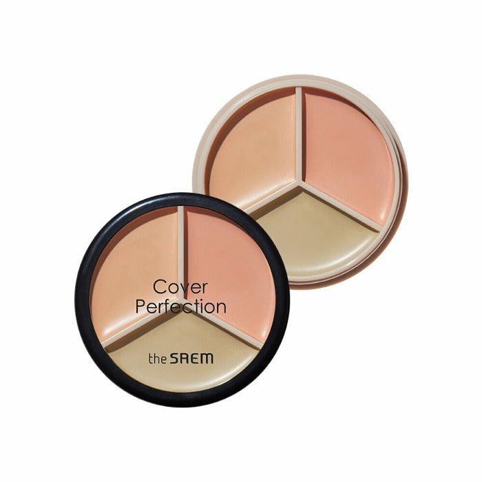 [THE SAEM] Cover Perfection Triple Pot Concealer-Holiholic