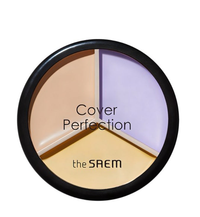 [THE SAEM] Cover Perfection Triple Pot Concealer-Holiholic
