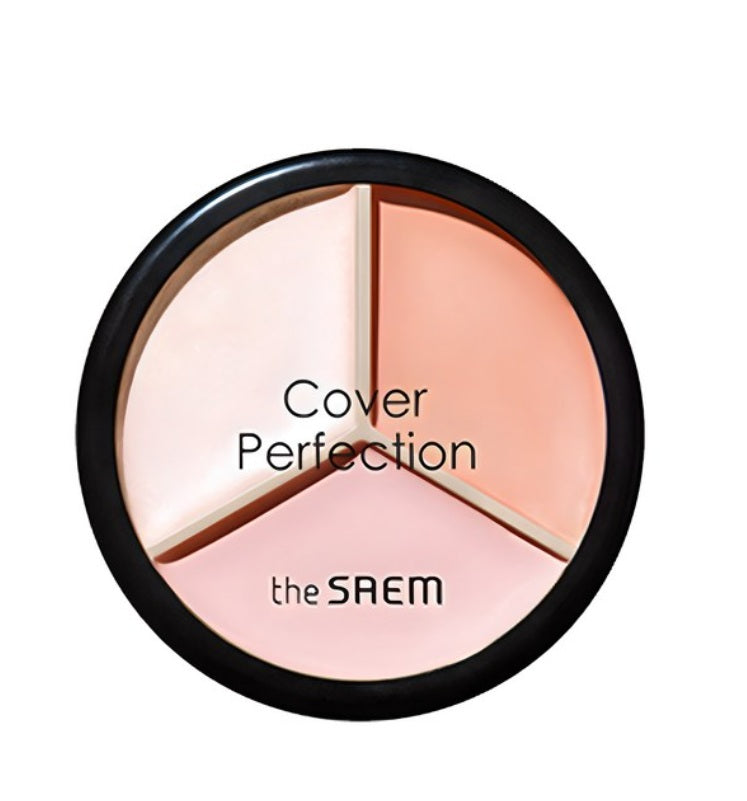[THE SAEM] Cover Perfection Triple Pot Concealer-Holiholic
