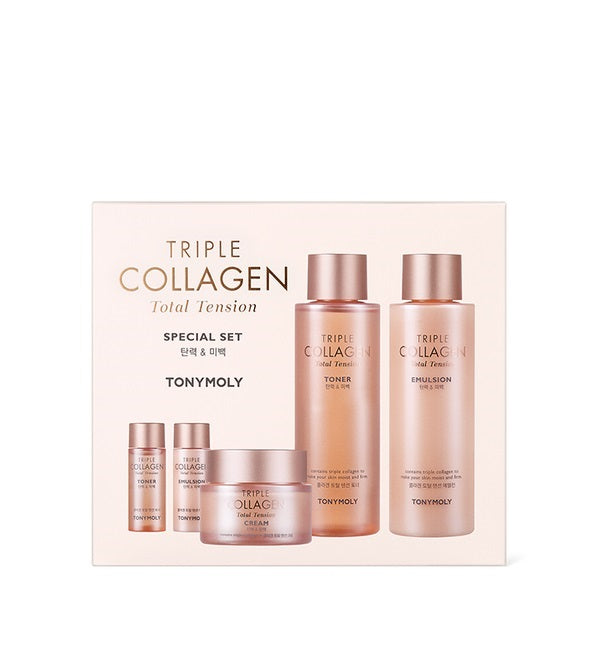 [TONYMOLY] Triple Collagen Total Tension Triple Set – Skincare by TONYMOLY l HOLIHOLIC