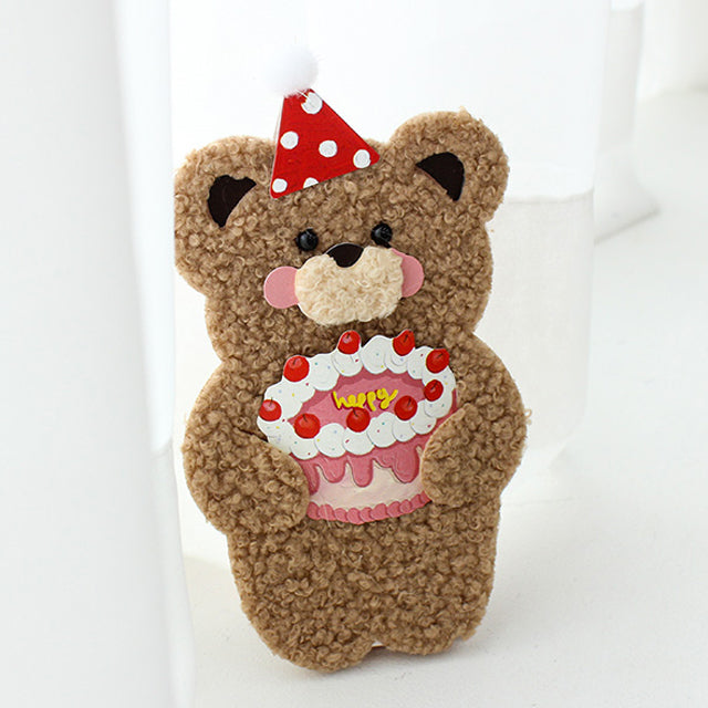 Teddy Bear Birthday Card-Holiholic