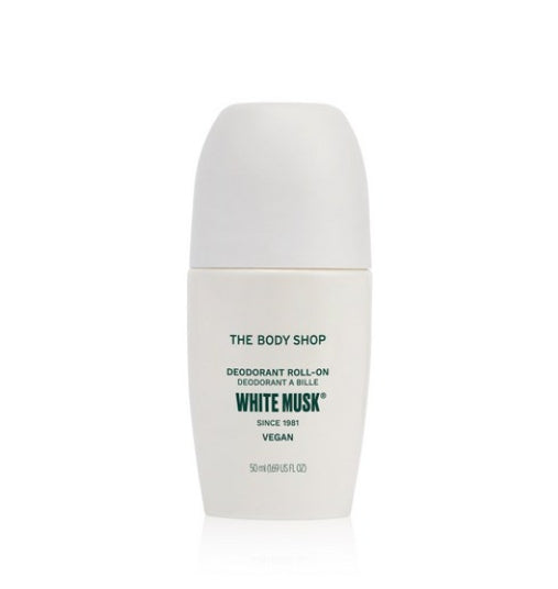 [The Body Shop] Deodorant Roll On White Musk 50ml-Holiholic Main image