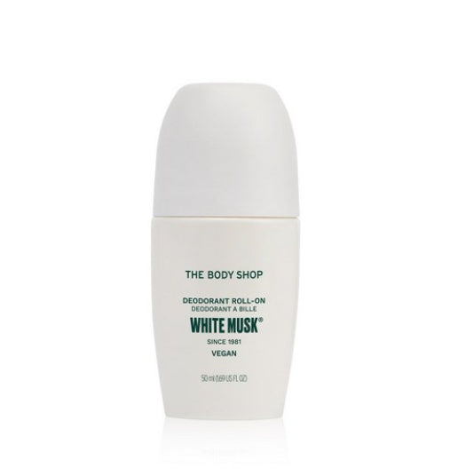 [The Body Shop] Deodorant Roll On White Musk 50ml-Holiholic