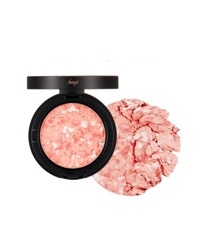 [The Face Shop] Marble Beam Blusher & Highlighter-Holiholic