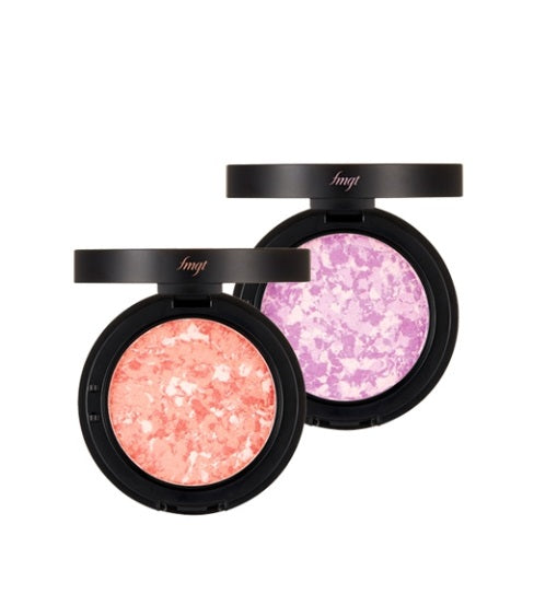 [The Face Shop] Marble Beam Blusher & Highlighter-Holiholic Main image