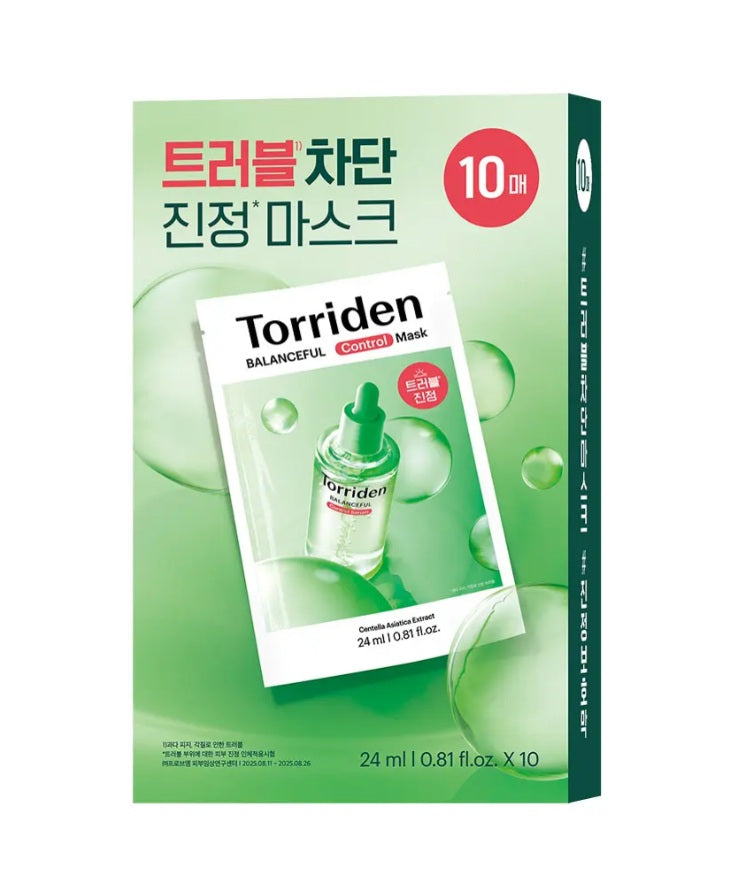 [Torriden] Balanceful Cica Control Mask Sheet 10ea